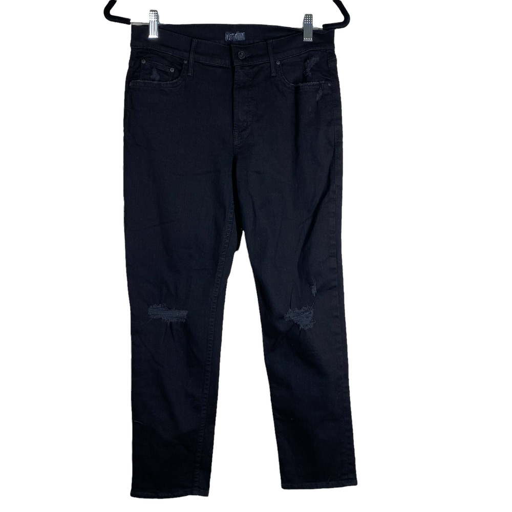 Mother Black Distressed The Dropout in Guilty As Sin Jeans sz 26